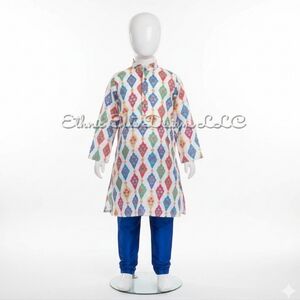New boutique kids Traditional Silk Kurta cotton Pyjama